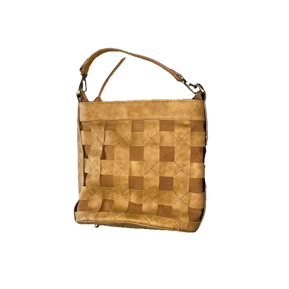Joy Susan Hobo Bag Weaved Small Brown‎